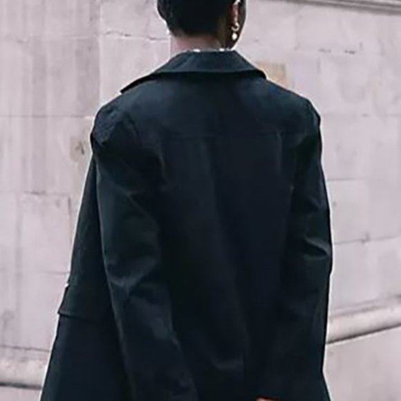 Labelrail x Notion unisex oversized casual blazer in black S - Picture 2 of 3